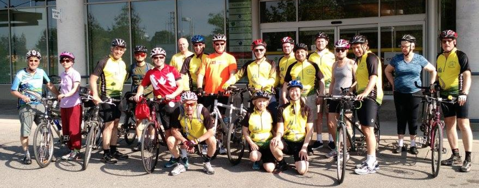 TRAILBLAZERS cyclists having fun!